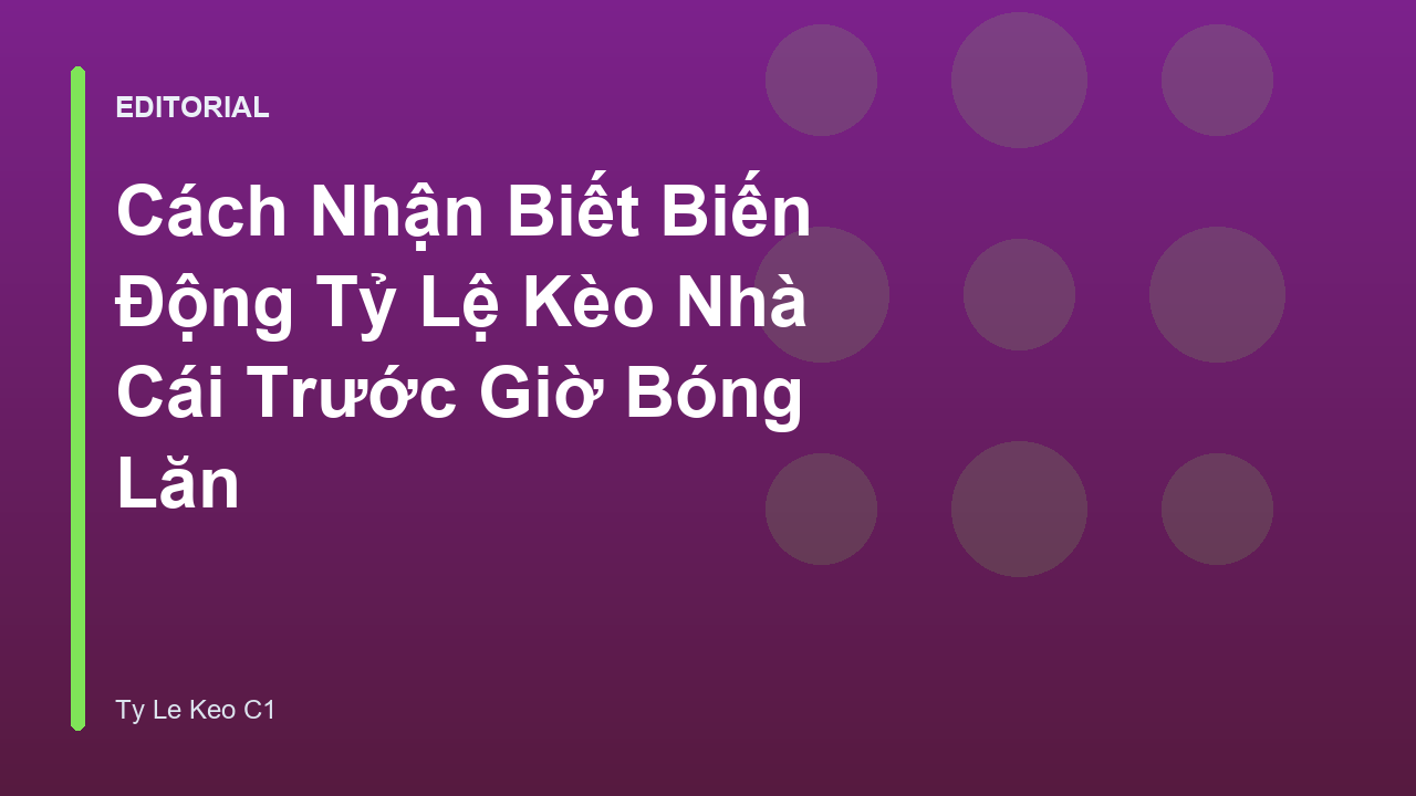 Biểu đồ minh họa biến động tỷ lệ kèo bóng đá